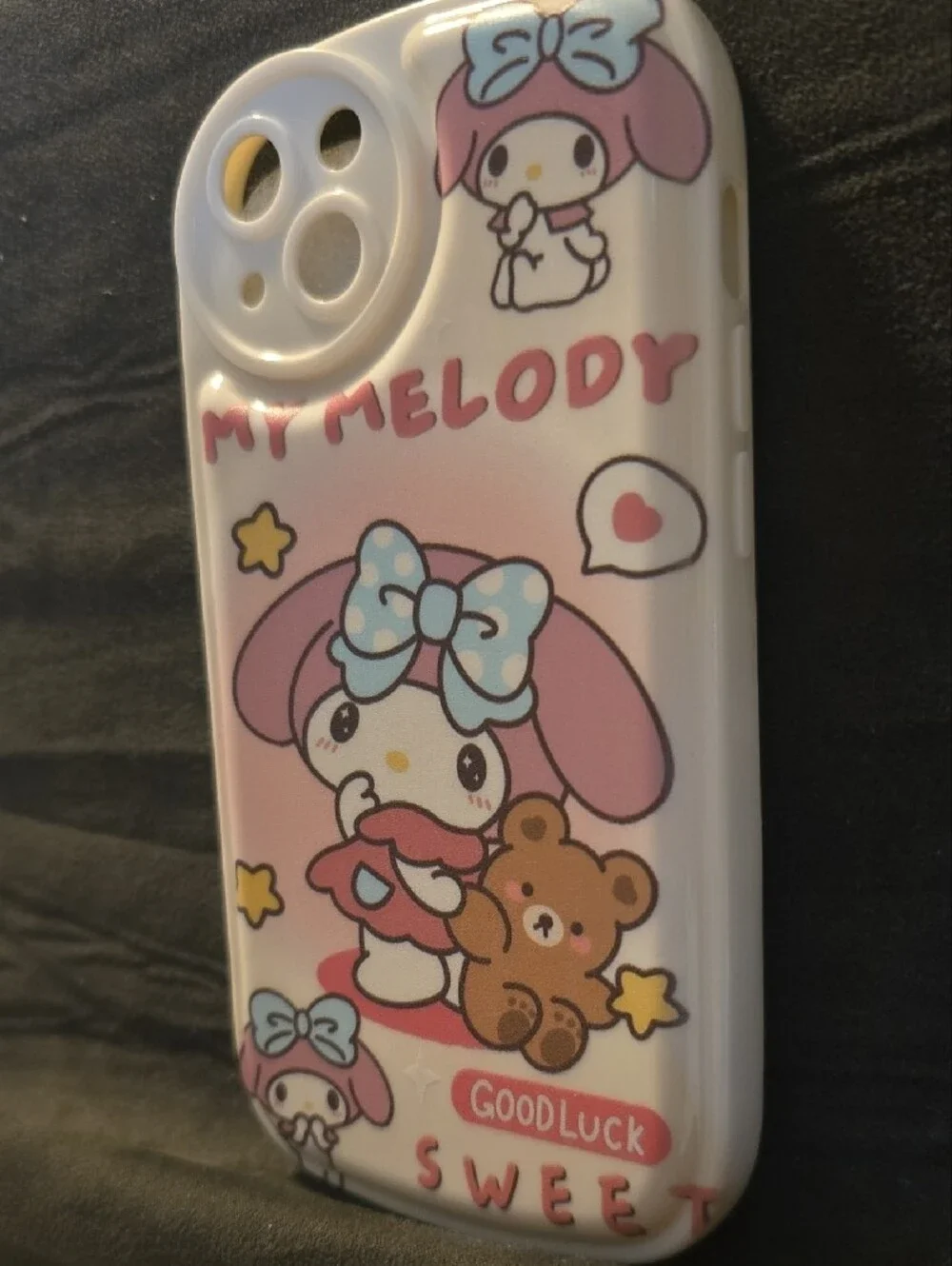 Hello Kitty My Melody Pink Phone Case for iPhone 13 Pink Cute Kawaii